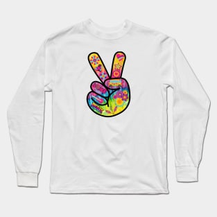 Peace, Love and Good Vibes Long Sleeve T-Shirt